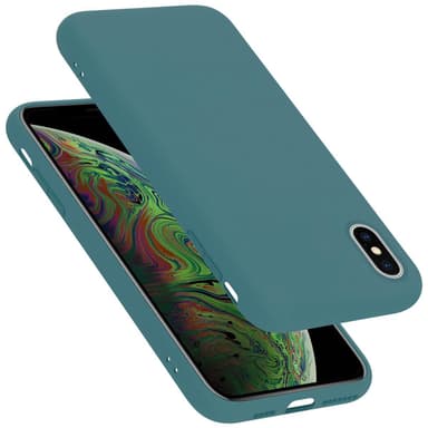 iPhone XS MAX silikondeksel case (grønn)