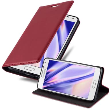 Samsung Galaxy ALPHA lommebokdeksel case (rød)