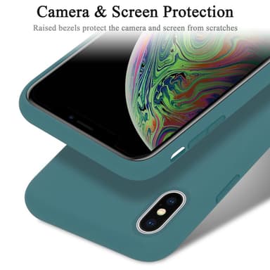 iPhone XS MAX silikondeksel case (grønn)
