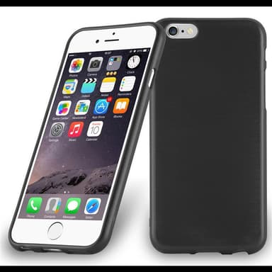 iPhone 6 / 6S silikondeksel cover (svart)