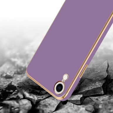 iPhone XR silikondeksel case (lilla)