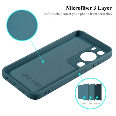 Huawei P60 Pro silikondeksel case (Grønn)