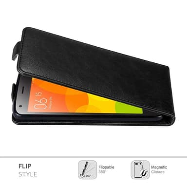 Xiaomi Mi 2 deksel flip cover (svart)
