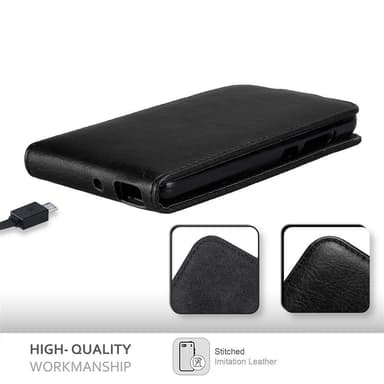 Xiaomi Mi 2 deksel flip cover (svart)