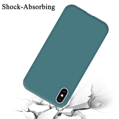iPhone XS MAX silikondeksel case (grønn)