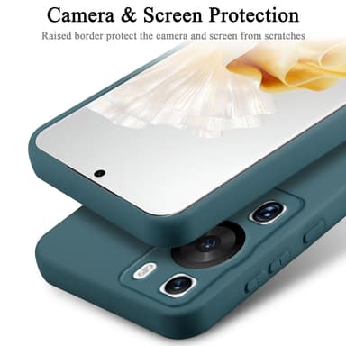 Huawei P60 Pro silikondeksel case (Grønn)