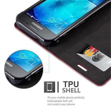 Samsung Galaxy XCover 3 lommebokdeksel case (rød)