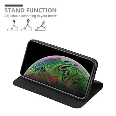 iPhone XS MAX lommebokdeksel case (svart)