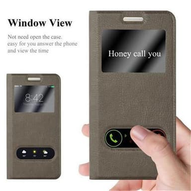 Samsung Galaxy A5 2015 lommebokdeksel cover (brun)
