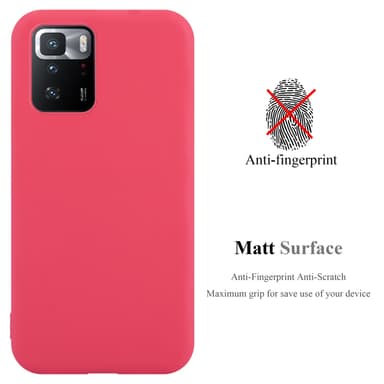 Deksel Xiaomi POCO X3 GT Silikon cover (rød)