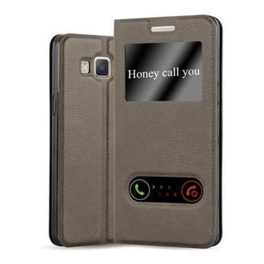 Samsung Galaxy A5 2015 lommebokdeksel cover (brun)