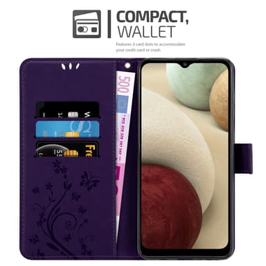 Samsung Galaxy A12 / M12 lommebokdeksel Blomster