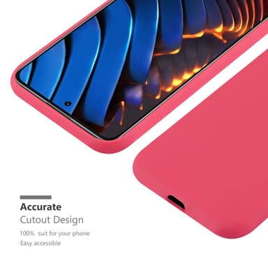 Deksel Xiaomi POCO X3 GT Silikon cover (rød)