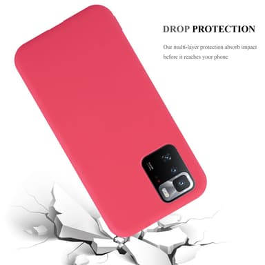 Deksel Xiaomi POCO X3 GT Silikon cover (rød)