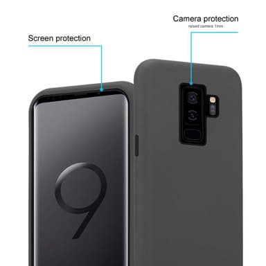 Samsung Galaxy S9 PLUS Deksel Case Cover (grå)