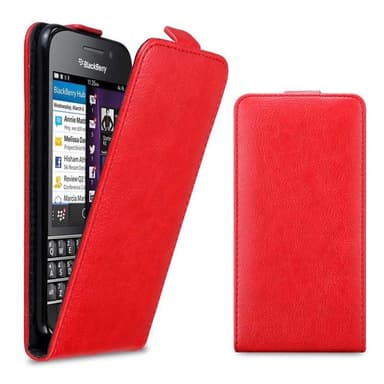 Blackberry Q10 deksel flip cover (rød)
