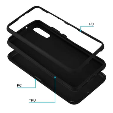 Huawei P20 Deksel Case Cover (svart)