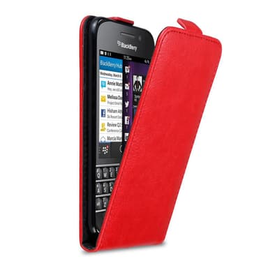 Blackberry Q10 deksel flip cover (rød)