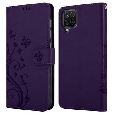 Samsung Galaxy A12 / M12 lommebokdeksel Blomster