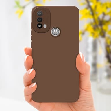 Motorola MOTO E20 Deksel case (brun)