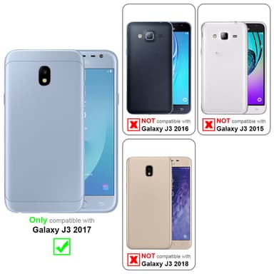 Samsung Galaxy J3 2017 3x Skjermbeskytter Skärmskydd