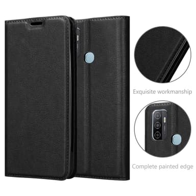Oppo A53 lommebokdeksel case (svart)