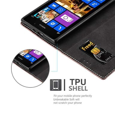 Nokia Lumia 925 Deksel Case Cover (rosa)