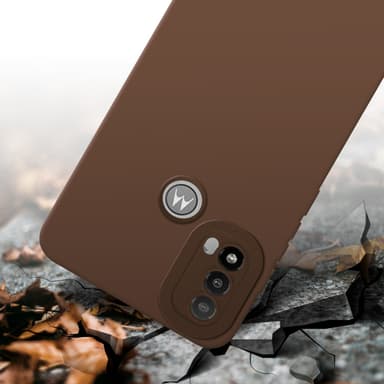 Motorola MOTO E20 Deksel case (brun)