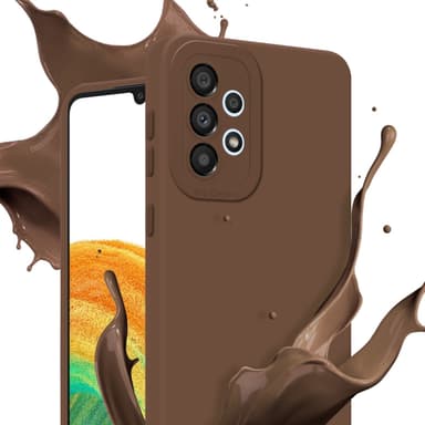 Samsung Galaxy A72 4G / 5G Deksel case (brun)