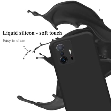 Xiaomi 11T / 11T PRO silikondeksel case (svart)