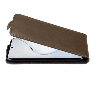 Samsung Galaxy NOTE 10 deksel flip cover (brun)