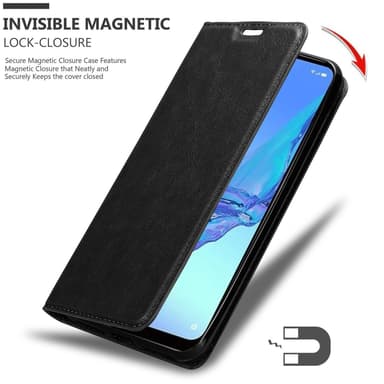 Oppo A53 lommebokdeksel case (svart)
