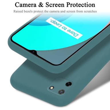 Realme C11 2020 silikondeksel case (grønn)