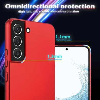 Deksel Samsung Galaxy S22 Case Cover (rød)