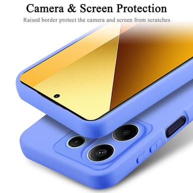 Redmi Note 13 5G Global silikondeksel case (Lilla)