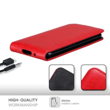 Blackberry Q10 deksel flip cover (rød)