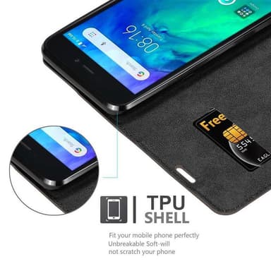 Xiaomi RedMi GO lommebokdeksel case (brun)
