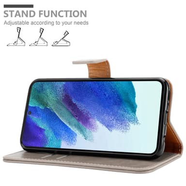 Samsung Galaxy S22 lommebokdeksel etui (brun)