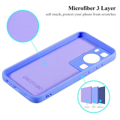Huawei P60 Pro silikondeksel case (Lilla)