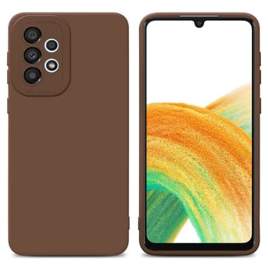 Samsung Galaxy A72 4G / 5G Deksel case (brun)