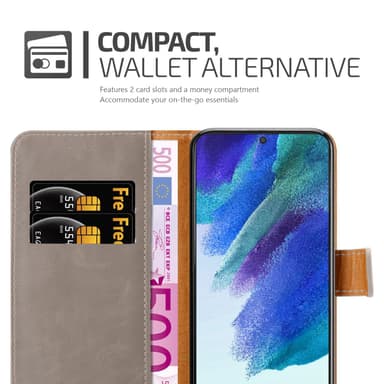 Samsung Galaxy S22 lommebokdeksel etui (brun)