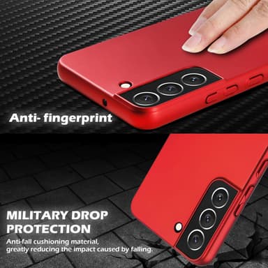 Deksel Samsung Galaxy S22 Case Cover (rød)