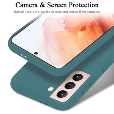 Samsung Galaxy S21 5G silikondeksel case (grønn)