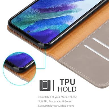 Samsung Galaxy S22 lommebokdeksel etui (brun)