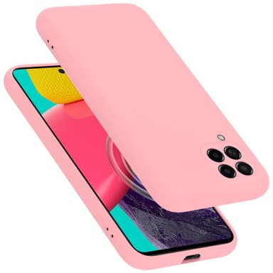 Samsung Galaxy M53 5G silikondeksel case (rosa)