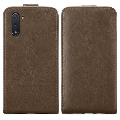 Samsung Galaxy NOTE 10 deksel flip cover (brun)