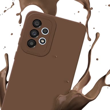 Samsung Galaxy A72 4G / 5G Deksel case (brun)