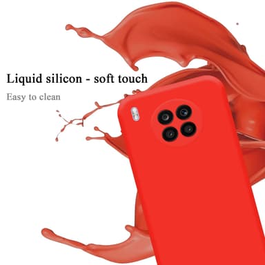 Honor 50 LITE silikondeksel case (rød)