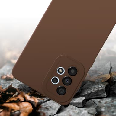Samsung Galaxy A72 4G / 5G Deksel case (brun)