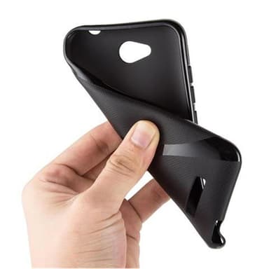 HTC Desire 616 Deksel Case Cover (svart)